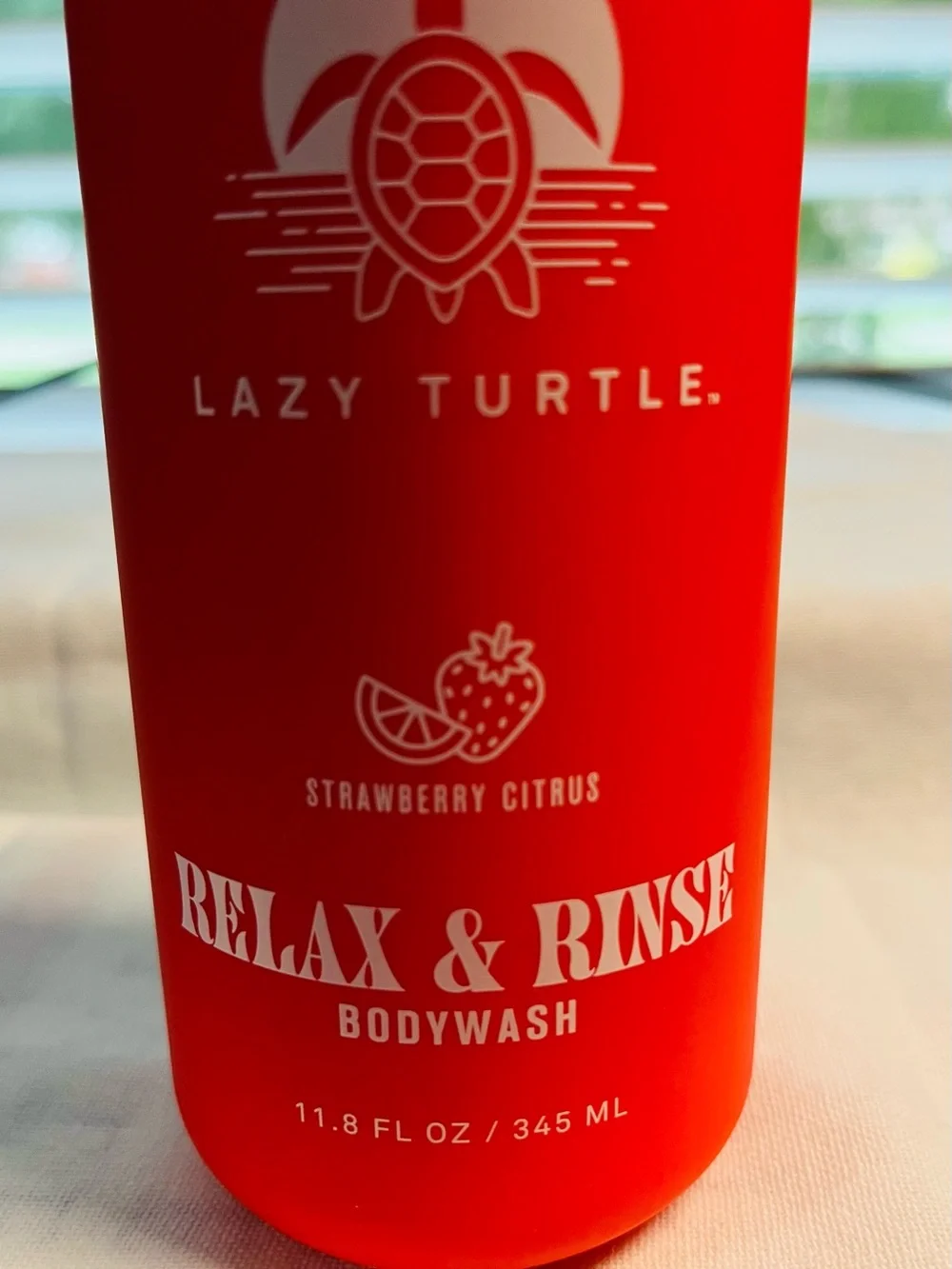 Lazy Turtle Relax & Rinse Strawberry Citrus Body Wash - 11.8oz
